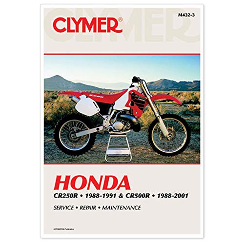 Clymer Repair Manual for Honda CR250R CR500R 88-01