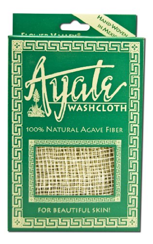 Ayate Washcloth, Face & Body Exfoliating Wash Cloth for Shower, Body Loofah Alternative, Scrub Towel, Resists Mold, Made from Agave Fiber