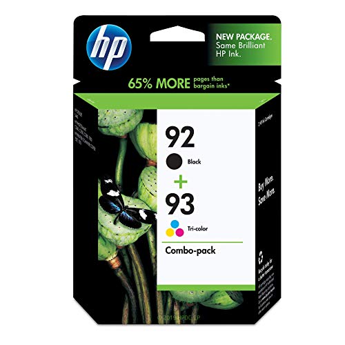 HP 92 | 2 Ink Cartridges | Black, Tri-color | C9361WN, C9362WN
