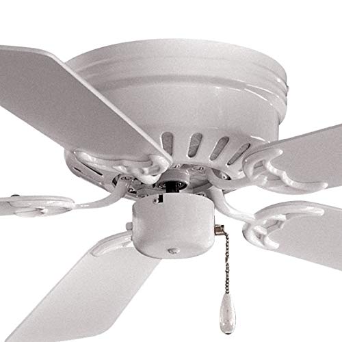 Minka-Aire F566-WH Flush Mount, 5 White Blades Ceiling fan, White | The Storepaperoomates Retail Market - Fast Affordable Shopping