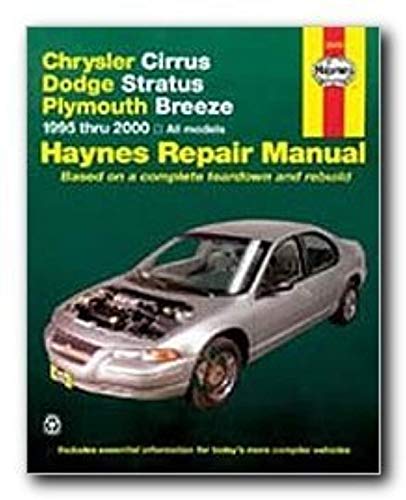 Haynes Repair Manual Chrysler Cirrus Dodge Stratus and Plymouth Breeze 95 – 00
