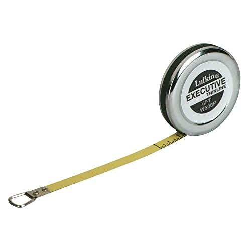 Crescent Lufkin 6mm x 2m Executive Diameter Yellow Clad A20 Blade Pocket Tape Measure – W606PM