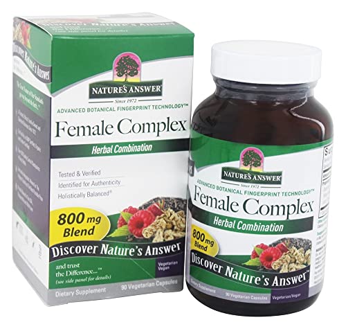 Nature’s Answer Female Complex | High Strength Dietary Supplement | Vegetarian & Vegan (90 Capsules)