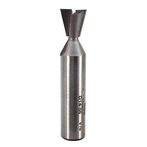 Whiteside Router Bits D14-55 Dovetail Bit with 1/2-Inch Large Diameter and 1/2-Inch Cutting Length