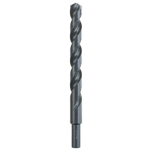 Bosch BL4159 Fractional Jobber Length Black Oxide with 3/8-Inch Reduced Shank Drill Bit, 1/2-Inch, 6-Pack