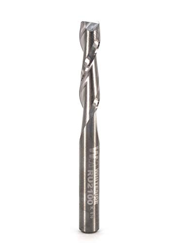 Whiteside Router Bits RU2100 Standard Spiral Bit with Up Cut Solid Carbide 1/4-Inch Cutting Diameter and 1-Inch Cutting Length