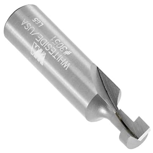 Whiteside Router Bits 3053 Keyhole Bit with 1/2-Inch Large Diameter and 7/16-Inch Cutting Length