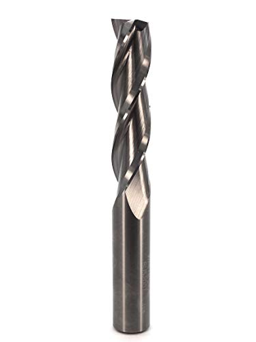 Whiteside Router Bits RU5200T Three Flute with Spiral Bit, Up Cut Solid Carbide 1/2-Inch Cutting Diameter and 2-Inch Cutting Length