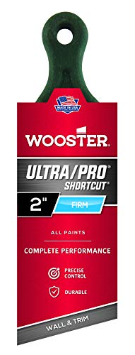 Wooster Brush 4187-2 Ultra/Pro Firm Shortcut Angle Sash Paintbrush, 2-Inch