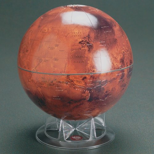 Sky & Telescope S&T 12″ Mars Globe on Acrylic Stand