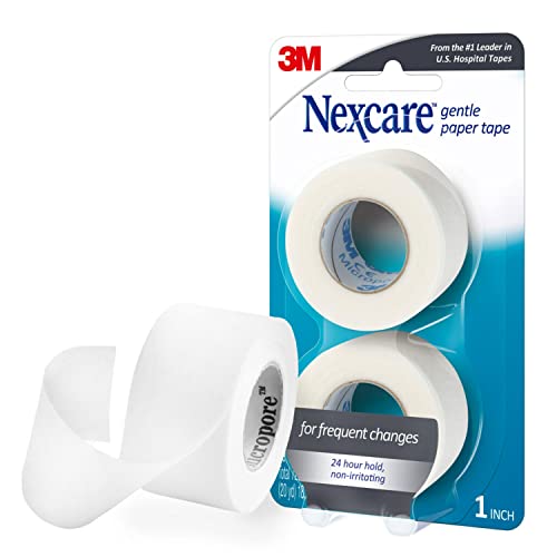 Nexcare Gentle Paper Carded First Aid Tape 1 in x 360 in