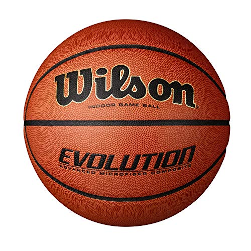 WILSON Evolution Game Basketball – Game Ball, Size 7 – 29.5″
