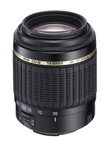 Tamron Auto Focus 55-200mm F/4.0-5.6 Di-II LD Macro Lens for Nikon Digital SLR Cameras (Model A15N)