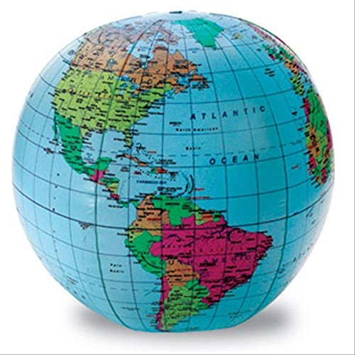 Learning Resources Inflatable 12 inch Globe – Ages 6+ Earth Globe, Geography for Kids
