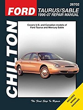 Chilton Ford Taurus/Sable 1996-2007 Repair Manual (26702)