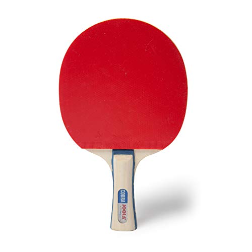 JOOLA Cobra Recreational Ping Pong Paddle – ITTF Approved Table Tennis Rubber – JOOLA Technology Ensures Ideal Ball Control and Spin – Table Tennis Racket for All Skill Levels – Flared Handle Grip