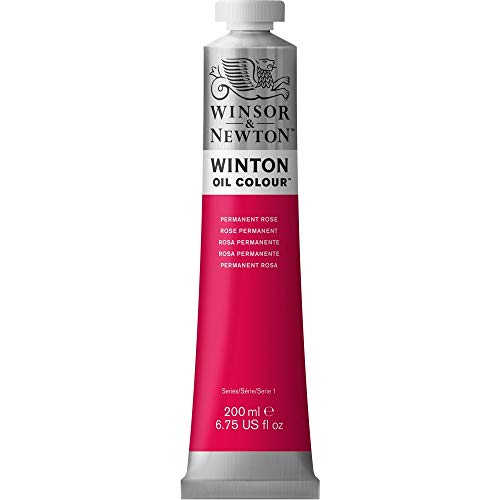 Winsor & Newton Winton Oil Color, 200ml (6.75-oz), Permanent Rose
