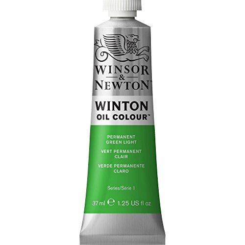 Winsor & Newton Winton Oil Color, 37 ml (1.25-oz), Permanent Green Light