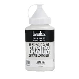Liquitex BASICS Acrylic Paint, 13.5oz Squeeze Bottle, Titanium White