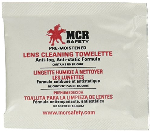 MCR Safety LCT Anti-Fog Anti-Static Lens Cleaning Towelette – 100 Wipes