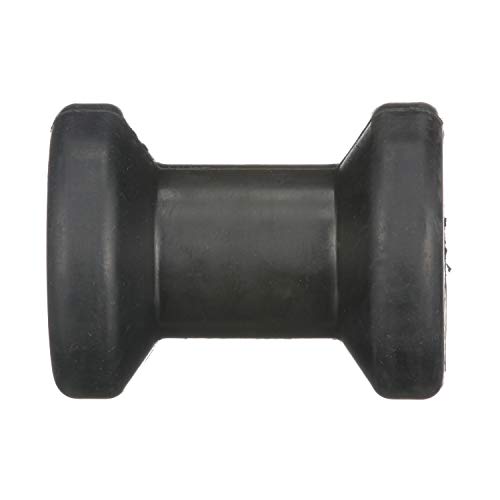 Attwood 11210-1 Boat Trailer Rubber Keel Roller, Black, 4 inches