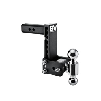 B&W Trailer Hitches Tow & Stow Adjustable Trailer Hitch Ball Mount – Fits 2″ Receiver, Dual Ball (2″ x 2-5/16″), 7″ Drop, 10,000 GTW – TS10040B | The Storepaperoomates Retail Market - Fast Affordable Shopping