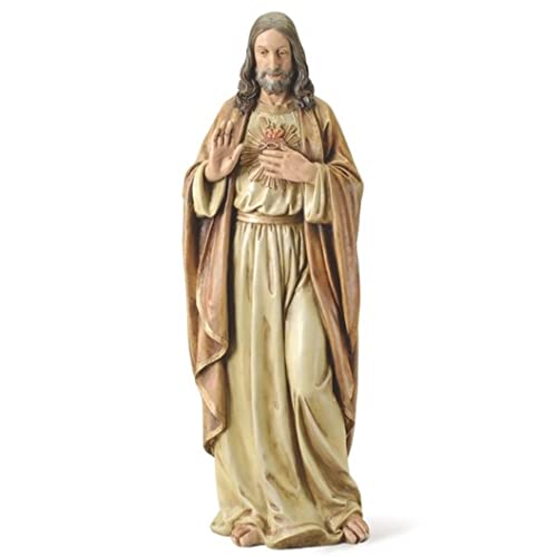 Renaissance Collection Joseph’s Studio by Roman Exclusive Sacred Heart of Jesus Statue, 37.5-Inch