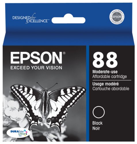 Epson T088120 DURABrite Ultra 88 Moderate-use -Inkjet -Cartridge -Black