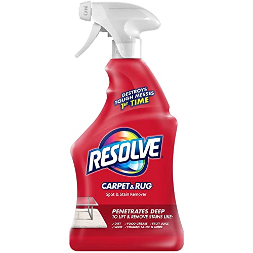 Resolve Carpet And Rug Cleaner Spray Spot & Stain Remover, 22 Ounce