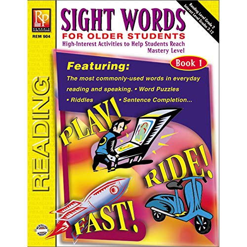 Sight Words for Older Students Book