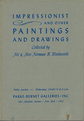 Twenty-Two Impressionist and Other Paintings & Drawings Collected By Mr. And Mrs. Norman B. Woolworth