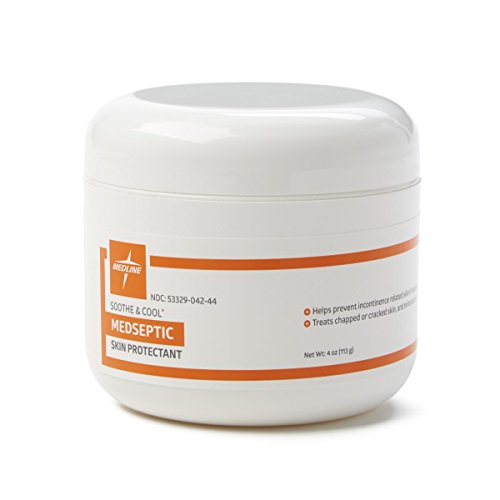 Medline Medseptic Skin Protectant Cream, 4 Ounce (Pack of 1) – Packaging May Vary
