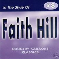 FAITH HILL Country Karaoke Classics CDG Music CD