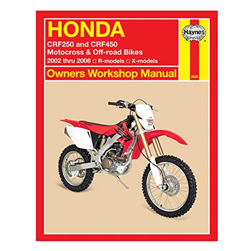 Honda CRF250/CRF450 Motocross/Off-road Bikes, 04-’06 Technical Repair Manual