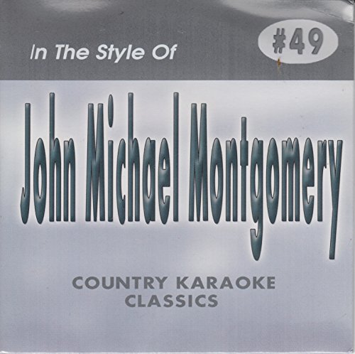 JOHN MICHAEL MONTGOMERY Country Karaoke Classics CDG Music CD