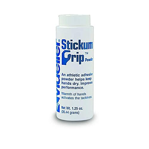 Mueller Stickum Grip Powder 1.25 oz Shaker – Fast & Easy Application! #490751