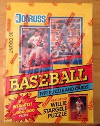 1991 Donruss Series 1 Baseball Box – 36P