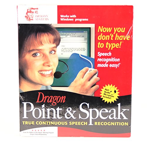 Dragon Point & Speak – Continuous Speech Recognition Version 3.52