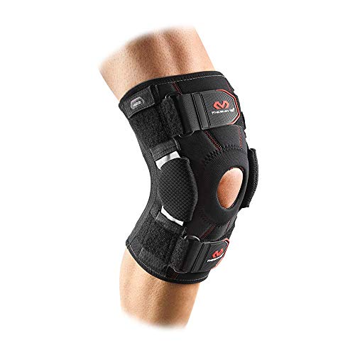 McDavid Knee Brace with Side Hinges. Maximum Knee Support & Compression for Stability & Recovery Aid, Patella Tendon Support, Tendonitis Pain Relief, Ligament Support, Hyperextension. Men & Women