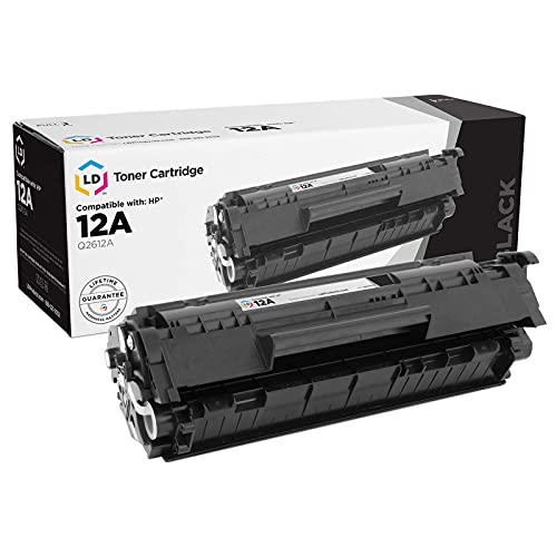 LD Compatible Toner-Cartridge Replacement for HP 12A Q2612A (Black)