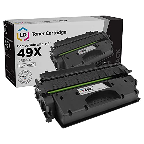 LD Products Compatible Toner Cartridge Replacement for HP 49X Q5949X High Yield (Black) for use in HP Printer Laserjet: 1320, 1320n, 1320nw, 1320t, 1320tn, 3390 and 3397