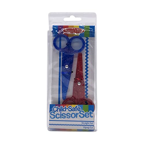 Melissa & Doug Child-Safe Scissors – Child-Friendly Scissors, Lefty and Righty, Set of 2