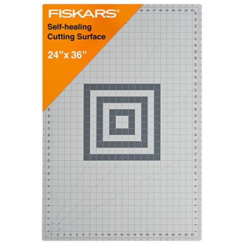 Fiskars Craft Supplies: Self Healing Cutting Mat for Crafts, Sewing, and Quilting Projects, 24×36” (12-83727097J) , Gray