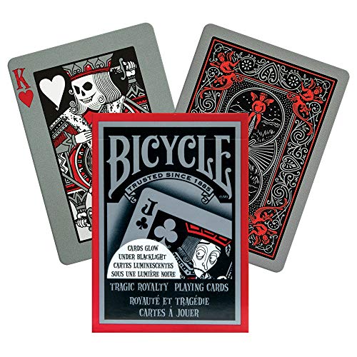 Bicycle Tragic Royalty Playing Cards,Black/Red