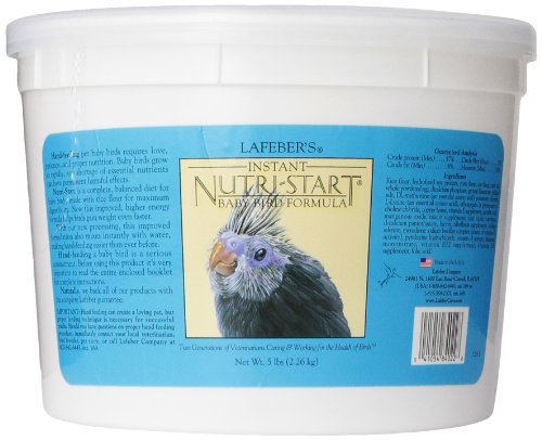 Lafeber’S Nutri-Start Hand Feeding Formula For Baby Birds 5-Pound Bucket