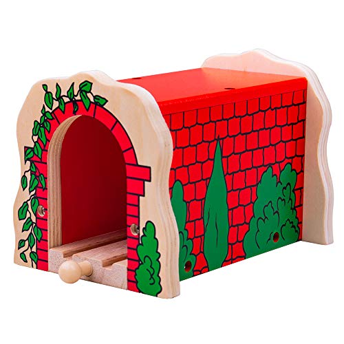 Bigjigs Rail Wooden Red Brick Tunnel – Other Major Rail Brands are Compatible