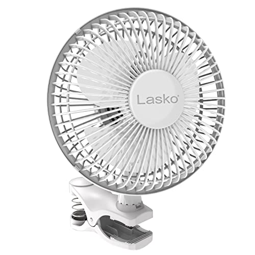 Lasko 2004W Clip Fan, 6″, 2004
