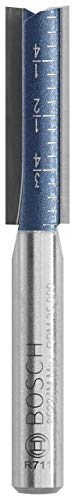 BOSCH 85224MC 5/16 In. x 1 In. Carbide-Tipped Double-Flute Straight Router Bit