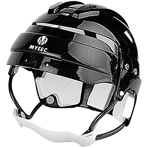 MyLec Pro Helmet with Chin Strap, Lightweight & Durable, High-Impact Plastic, Skateboarding Helmet with Ventilation & Adjustable Elastic Straps, Secure Fit, 1/2″ Foam Padding Cycling Helmet (Black)