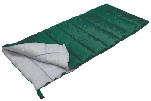 Stansport Scout Rectangular Sleeping Bag (Green, 40-Degree)